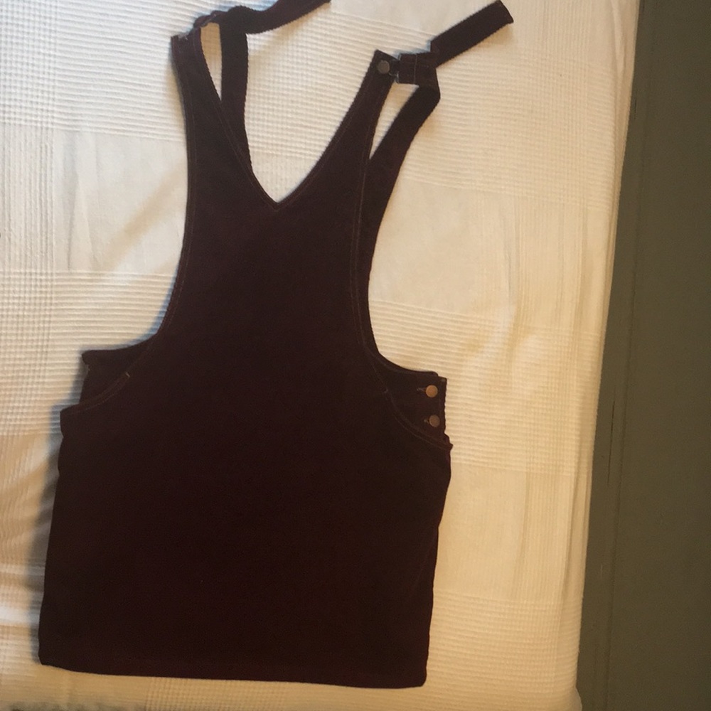 Red corduroy jumper